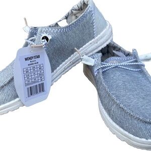 Hey Dude Light Gray Women's Loafers